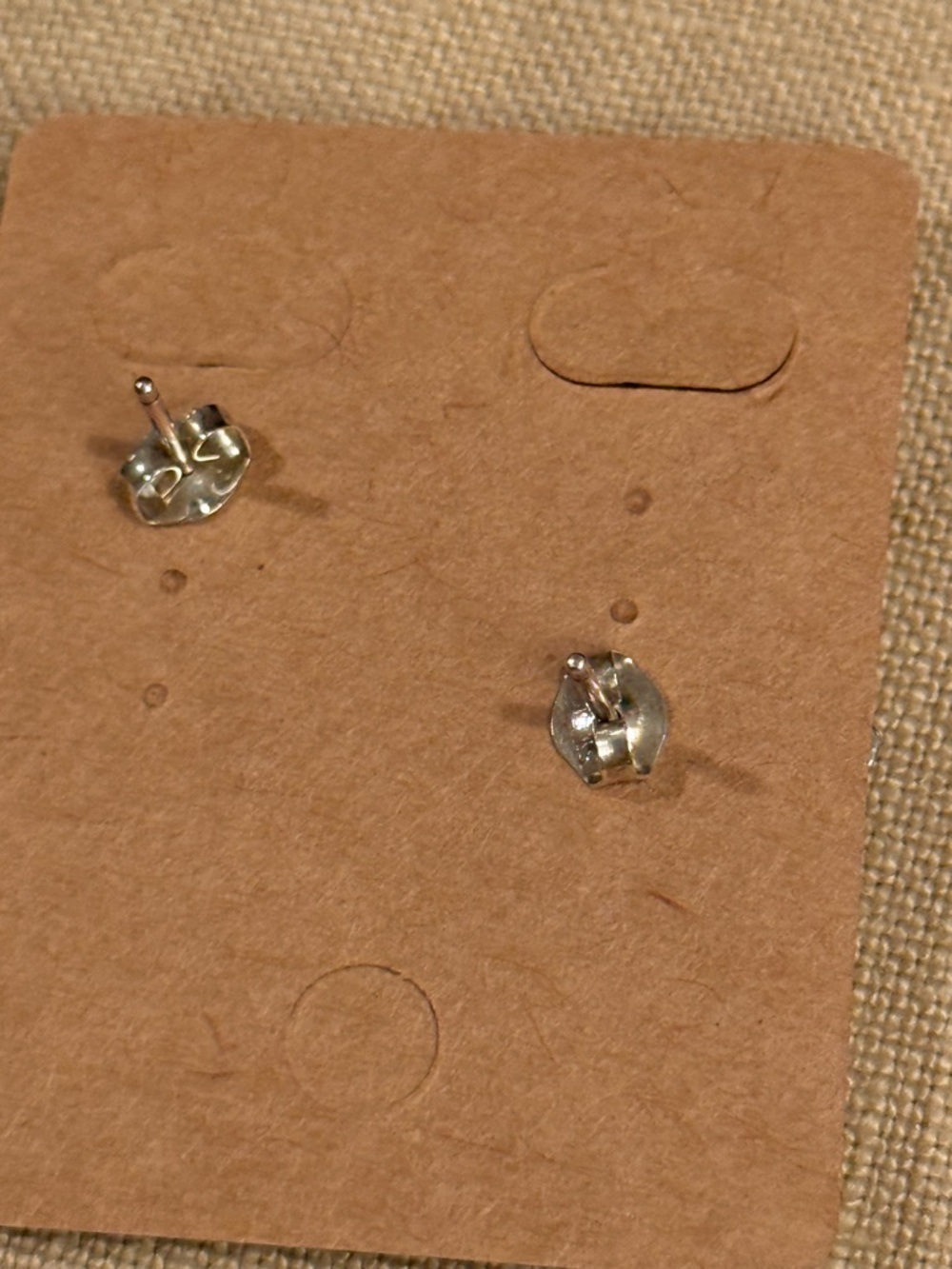 Sterling Silver / Turquoise Stud Earrings - Picture 3 of 7